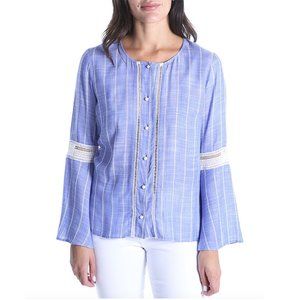 Kut from the Kloth Boho Bell Sleeve Top Large